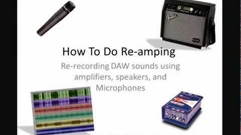 Music Mixing and Re-amping Sounds