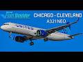 MSFS 2024 ULTRA SETTINGS ✈️ FSLABS A321NEO : Round trip to Cleveland