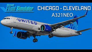 MSFS 2024 ULTRA SETTINGS ✈️ FSLABS A321NEO : Round trip to Cleveland