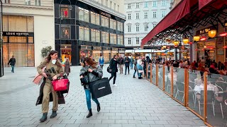 Vienna Walking Tour In February 2022, City Center, Austria | 4K Hdr 60 Fps | Asmr | City Ambience