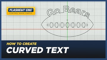 How to Create Curved Text, Arcs and Weld Shapes - FlashCut CAD/CAM/CNC Software