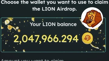 How To Claim Lion 🦁 Airdrop On Athene Network | atheneapp