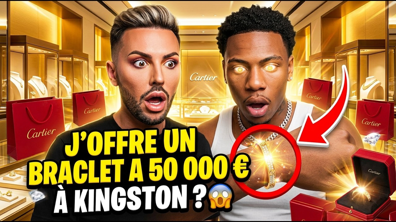 J'offre un bracelet à 50 000€ à Kingston 😱, Romain Fares et Abou dorment dehors 🤣