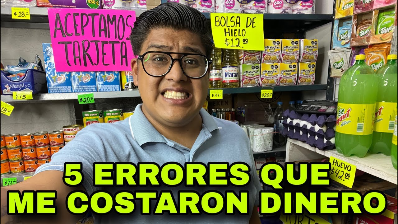 5 Errores que me costaron mucho dinero! - YouTube