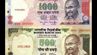 How to exchange 500 and 1000 rupees notes.