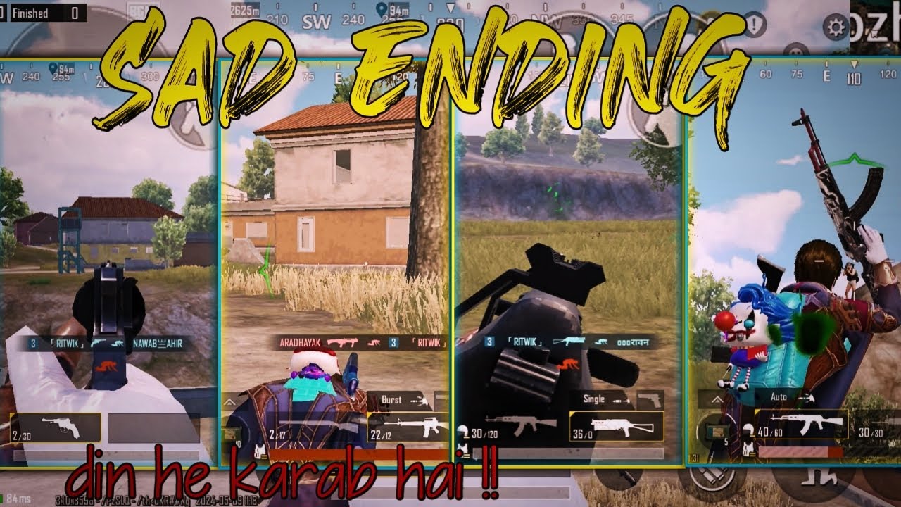 Sad Ending ☹️ || Random Teammates || bgmi || ritwik gaming - YouTube
