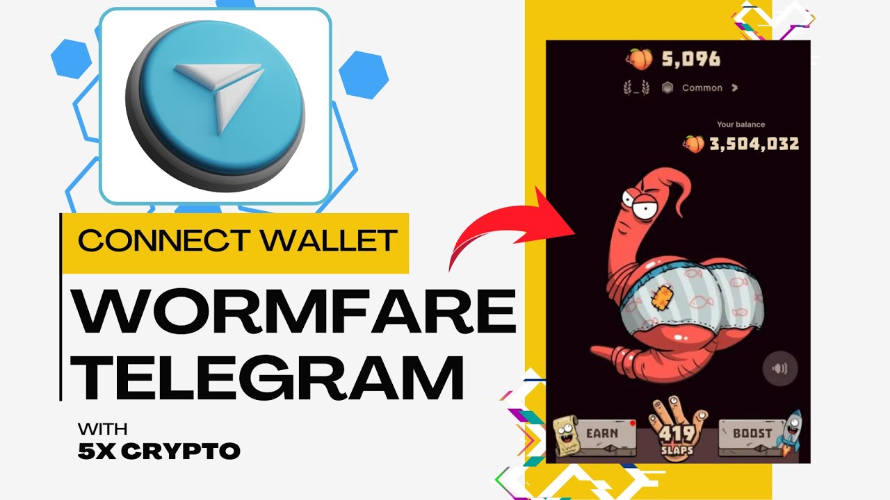How To Connect Your Wallet To Wormfare Telegram | Crypto Guide - YouTube
