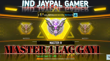 Finally MASTER 4 in COD Mobile | Best Ranked Push Gameplay 💯 || #callofduty #codmobile #mvp #victory
