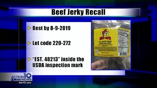 Buccee's Teriyaki Beef Jerky recall