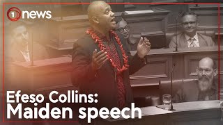 Efeso Collins gives maiden speech a week before death | 1News