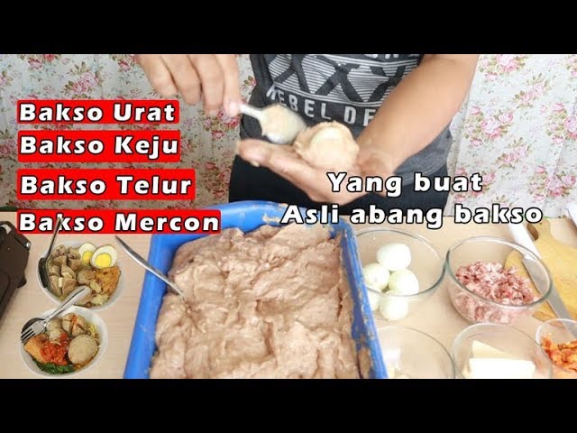 Ide Bisnis Kuliner Bakso Rawit Mercon Urat Telur Dan Keju Buatan Abang Tukang Bakso Youtube