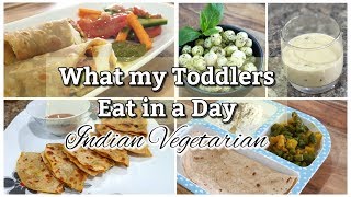 What my Toddler Eats in a Day | Picky Eaters Indian Vegetarian Toddler Meal Ideas