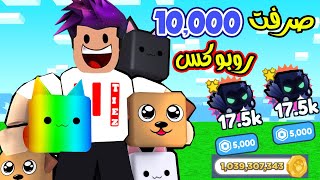 مدينة الكنوز صرفت 10,000 روبوكس وشتريت اقوة بت بالماب Pet Simulator X!