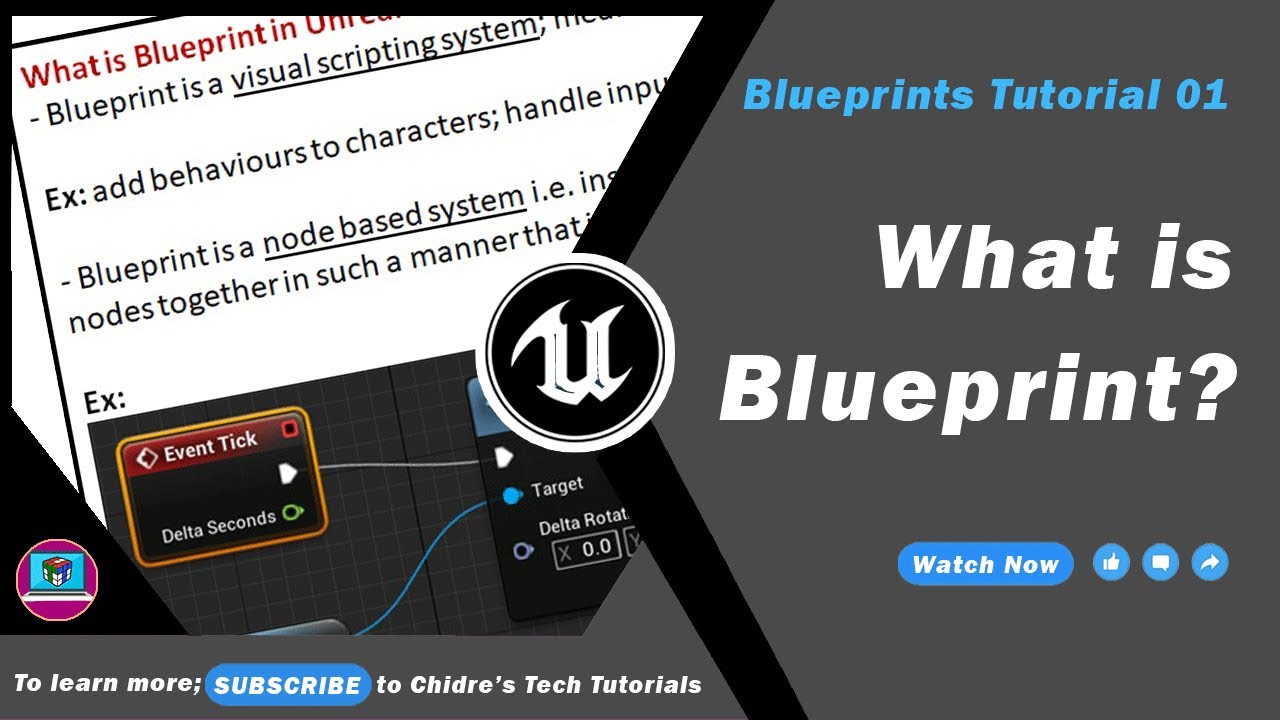 Blueprints Tutorial 01 - What is Blueprint | Unreal Engine Blueprints ...