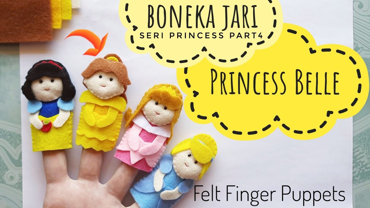 Boneka jari murah dan lucu dari kain flanel berbagai tema | mainan edukasi anak / #03. 