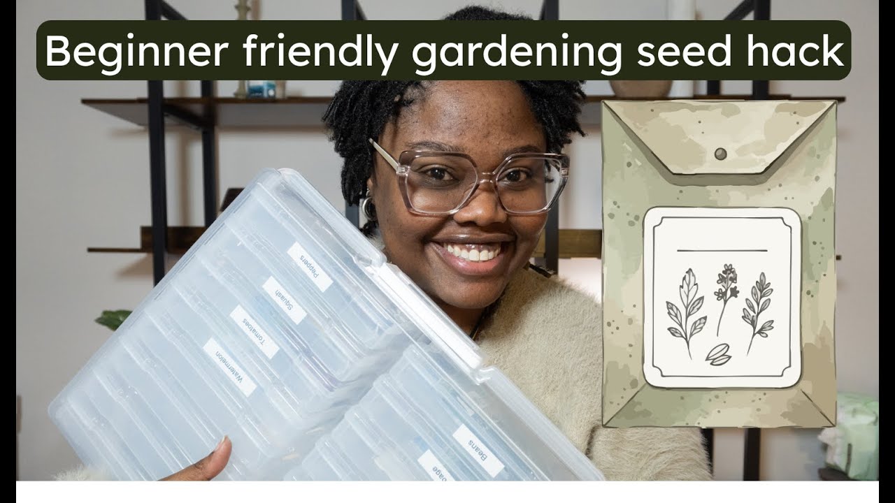 Beginner friendly gardening seed hack!