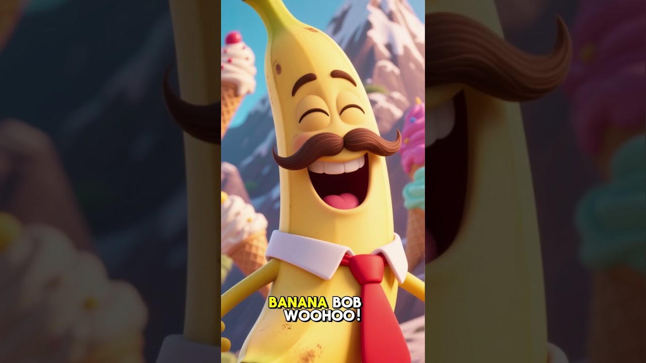 Ice Cream Mountain Madness with Banana Bob !Banana Bob's Widdly Waddly Ice Cream Party! 