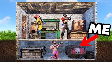 I Built a Secret Bunker Base in Vanilla Rust