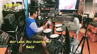 HOT LEGS / ROD STEWART / DRUM COVER / @ronstv4881