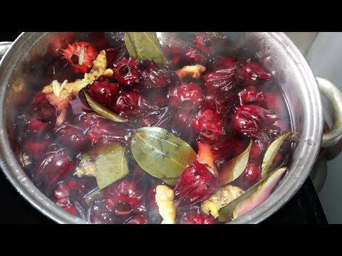 Traditional Jamaican Sorrel Drink [ part 1 ]