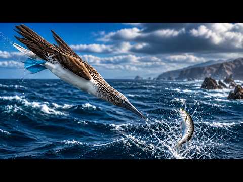 Blue-Footed Booby Hunt: The Ultimate Ocean Predator | Wildlife Documentary