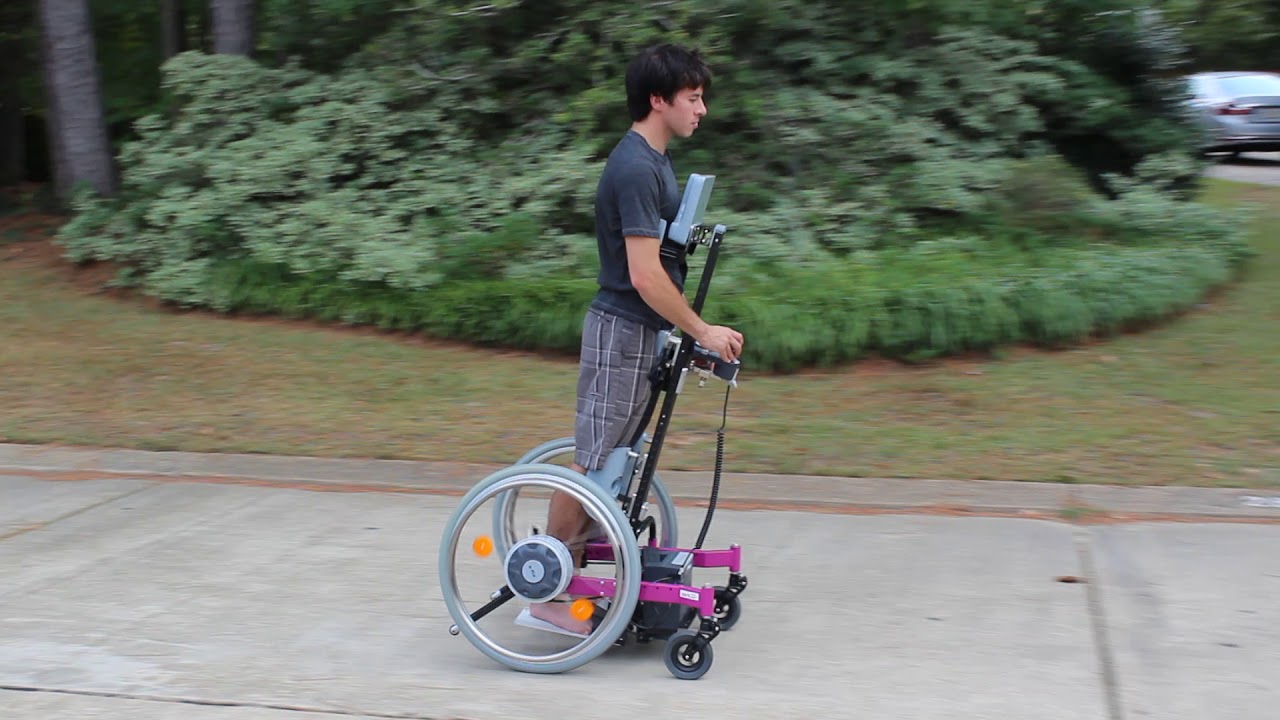 Dani Standing Wheelchair in action