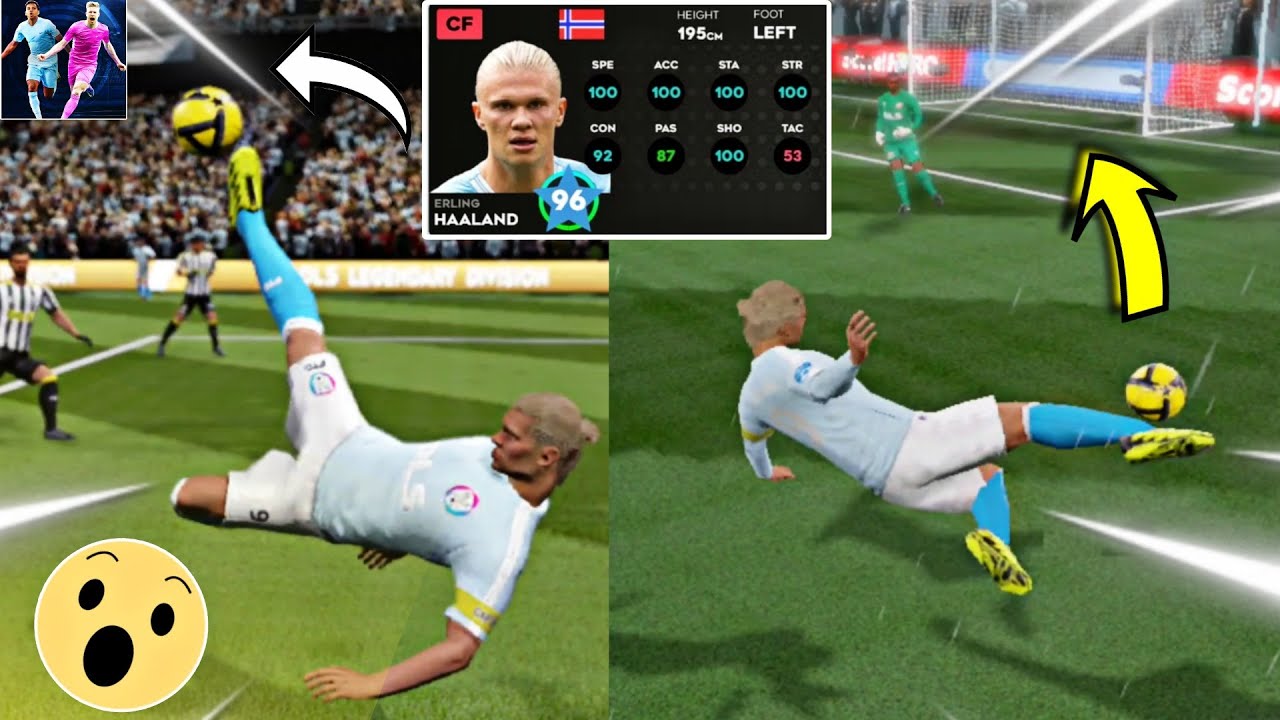 HAALAND BEAUTIFUL GOALS IN DLS24 🔥 | PLAY WITH SIYON