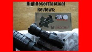 Vortex Strikefire Red dot SFRD-AR15 review on the CHEAP