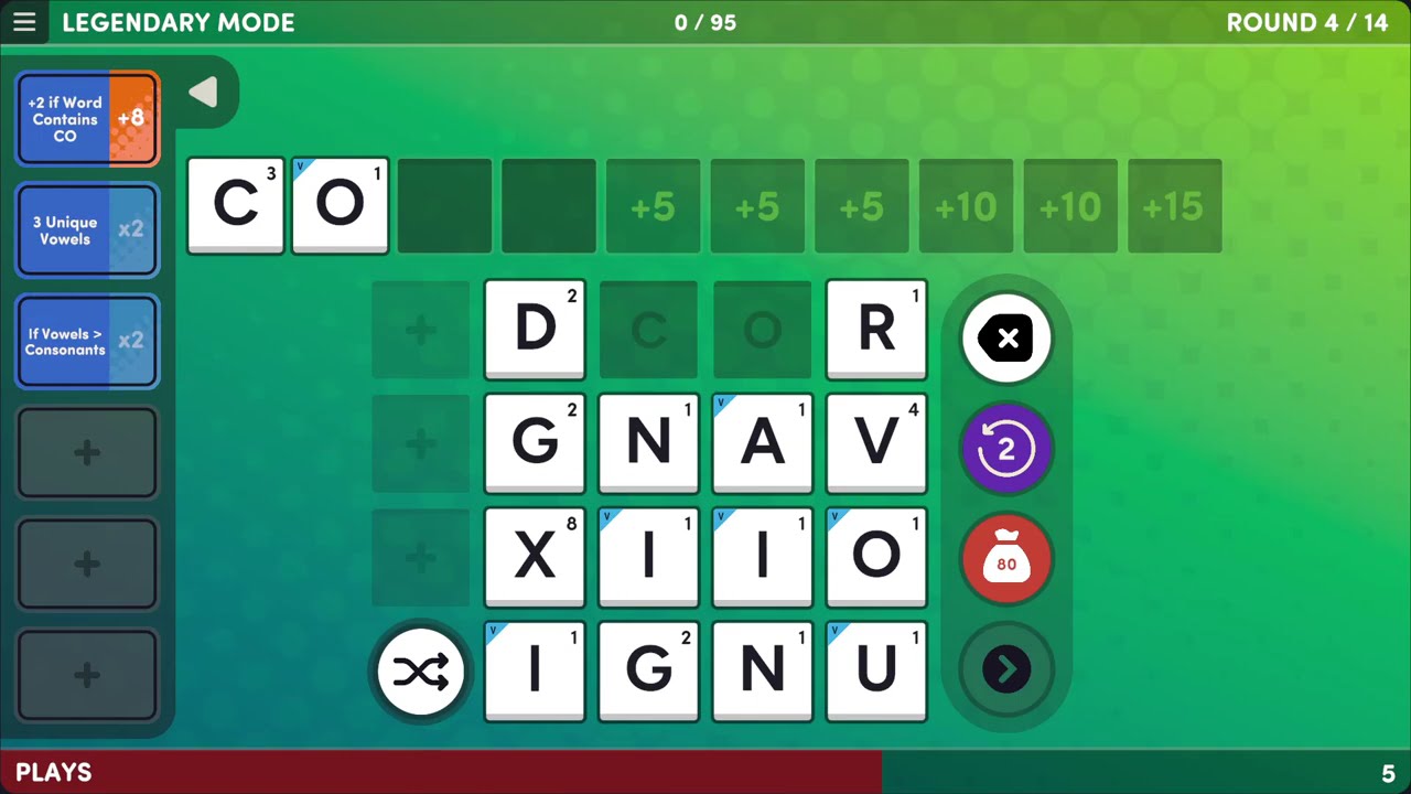 Word Play (Steam) - First attempt at Legendary Difficulty