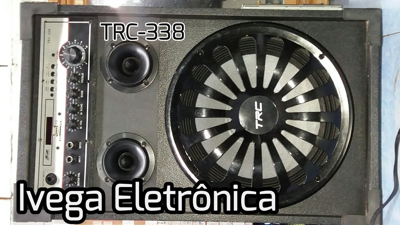 Caixa De Som Amplificada Dupla Trc Trc338 Caixa Amplificada Trc Trc 388 Sem Som Como Consertar Youtube