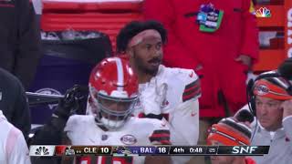 Ravens defense stands against Baker & the Browns