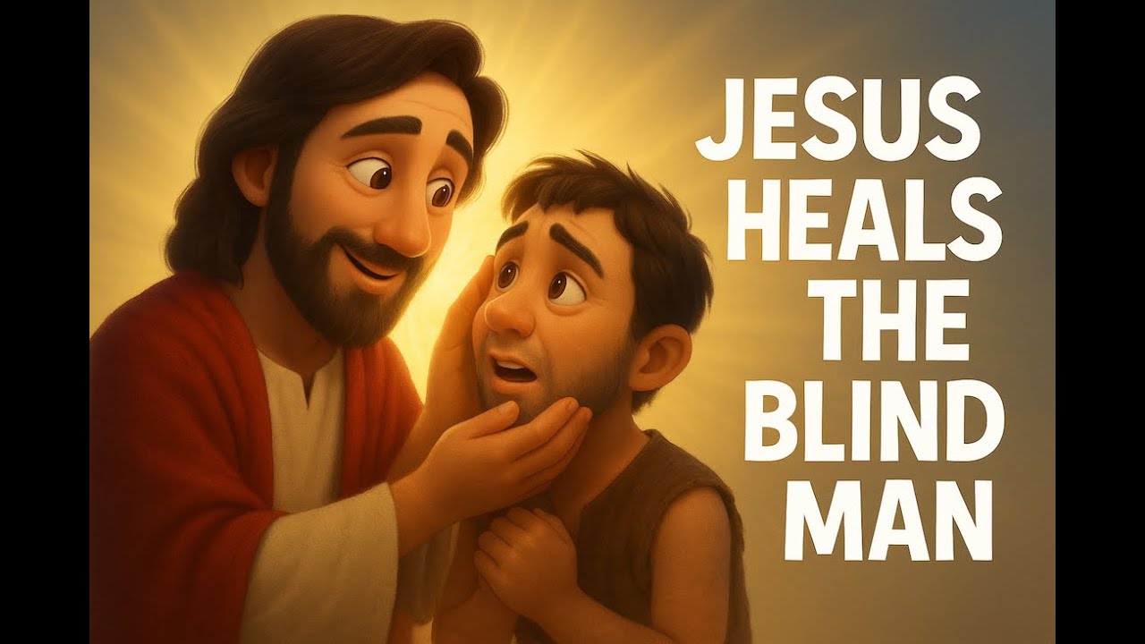 👀 Jesus Heals the Blind Man | Bible Stories for Kids | John 9 - YouTube