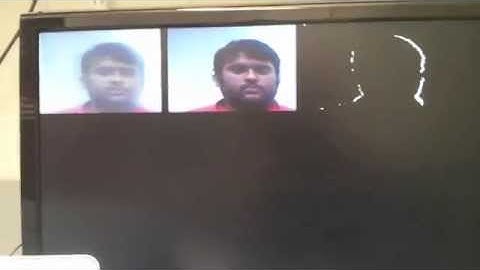 Motion detection by background subtraction