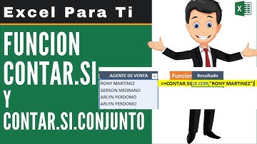 👉 𝗖𝗼𝗺𝗼 𝗨𝘀𝗮𝗿 𝗹𝗮 𝗙𝘂𝗻𝗰𝗶𝗼𝗻 𝗖𝗼𝗻𝘁𝗮𝗿 𝗦𝗶 𝗲𝗻 𝗘𝘅𝗰𝗲𝗹 𝘆 𝗖𝗼𝗻𝘁𝗮𝗿 𝗦𝗶 𝗖𝗼𝗻𝗷𝘂𝗻𝘁𝗼 👈 𝗩𝗮𝗿𝗶𝗼𝘀 𝗘𝗷𝗲𝗺𝗽𝗹𝗼𝘀 𝗱𝗲 𝗽𝗮𝗿𝗮 𝘂𝘀𝗮𝗿𝗹𝗼𝘀👍