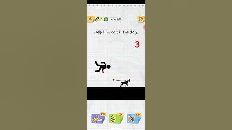 #draw 2 Save Stickman Puzzle Level 152 #shorts