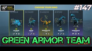 🌞🌞🌞 【Dino Squad】Green Armor Team #147 #dinosquad #gameplay