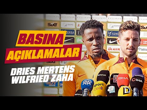 🔴  Futbolcularımız Dries Mertens ve Wilfried Zaha, basın mensuplarına açıklamalarda bulundu