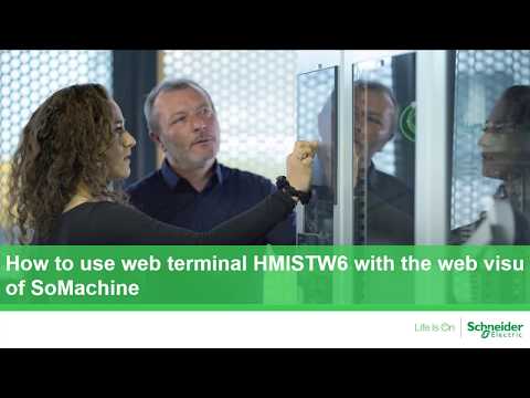 How to use the WebTerminal HMISTW6 with WebVisu of SoMachine