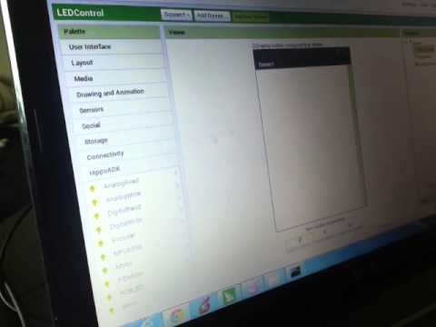 Tutorial: LED controller with Hippo-ADK and App Inventor