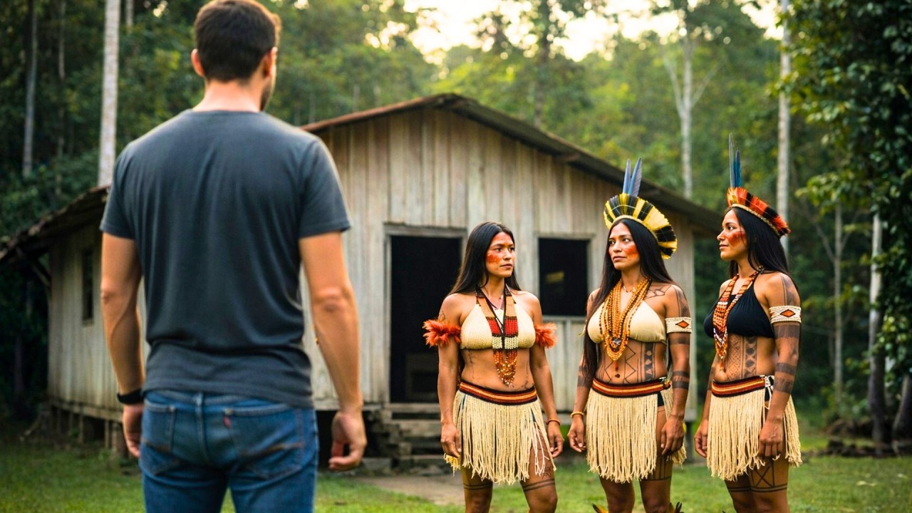 FAZENDEIRO POBRE COMPROU CASA VELHA POR R$ 3.000 - QUANDO CHEGOU HAVIA 3 INDIAS MORANDO LA