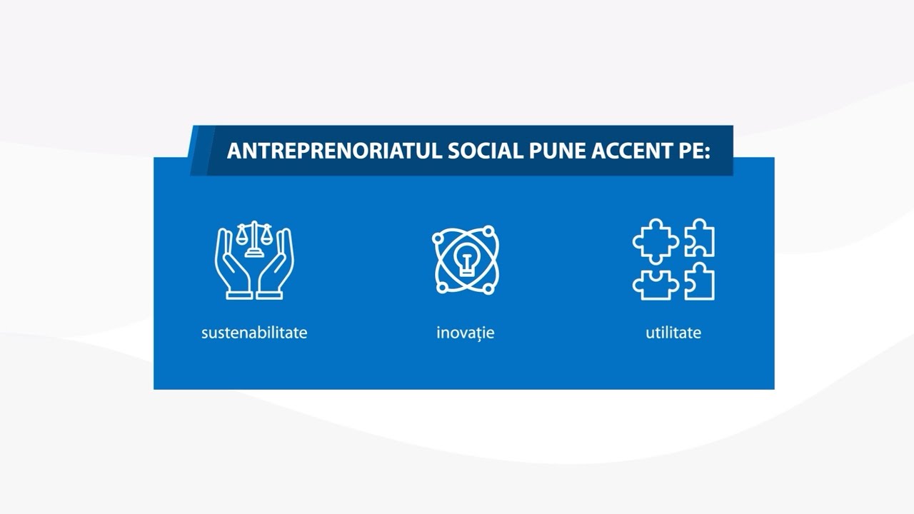 Ce este antreprenoriatul social şi ce afaceri au antreprenorii susţinuţi de UE timp de trei ani