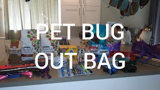 BUG OUT BAGS FOR CATS 🐱 & DOGS 🐕
