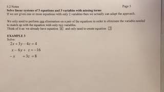 Famous MATH 112 - 5.2 (page 5) - Systems of Linear Equations in 3 Variables Net Worth