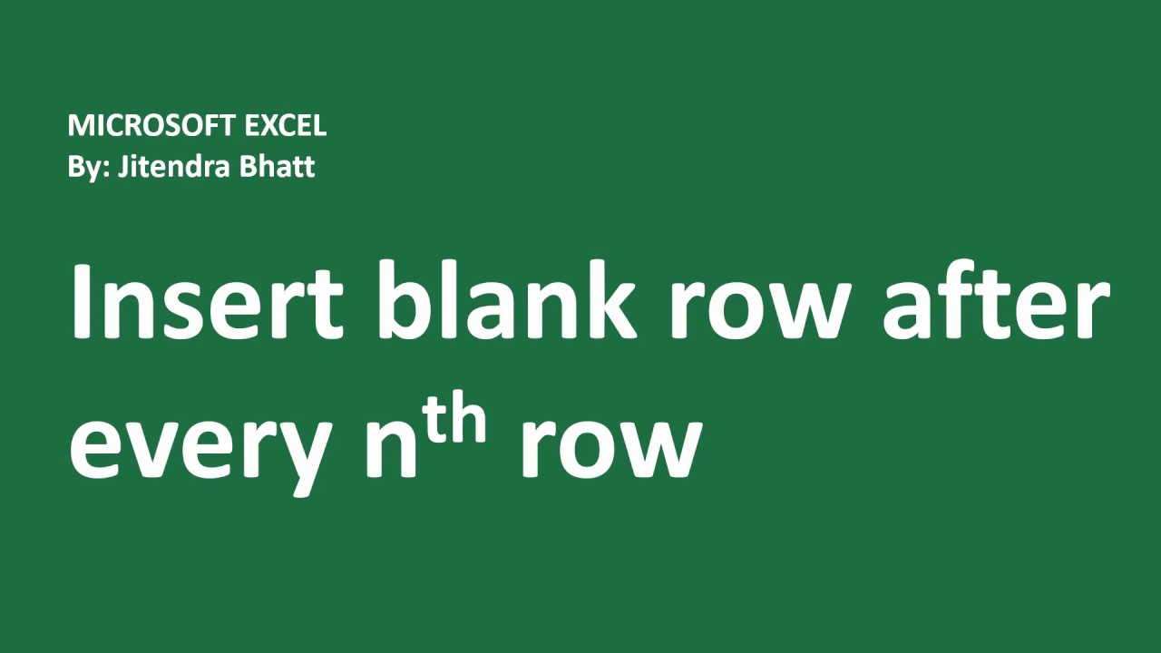 how to insert a blank row every nth record editpad lite how to insert a blank row every nth record editpad lite