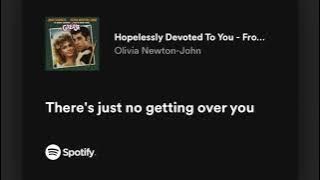 Hopelessly Devoted To You with instrumental (version tik tok) 