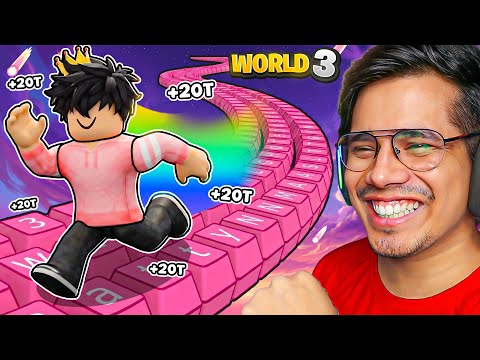 I BEAT WORLD 3 IN KEYBOARD ESCAPE ROBLOX 😱
