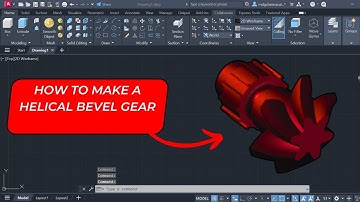 Master Helical Bevel Gear in AutoCAD 3D — Unbelievably Easy Tricks!