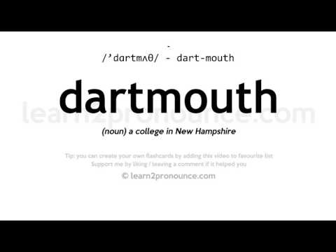 Արտասանել Դարտմուտի | Սահմանում Dartmouth
