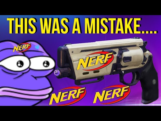 Why The Hand Cannon Range Nerf Was A Mistake - Destiny 2 Shadowkeep (PVP  Sandbox) - YouTube