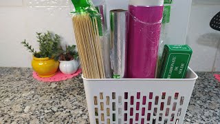 استعمالات منضمات بلاستيكية للمطبخ 👇👇